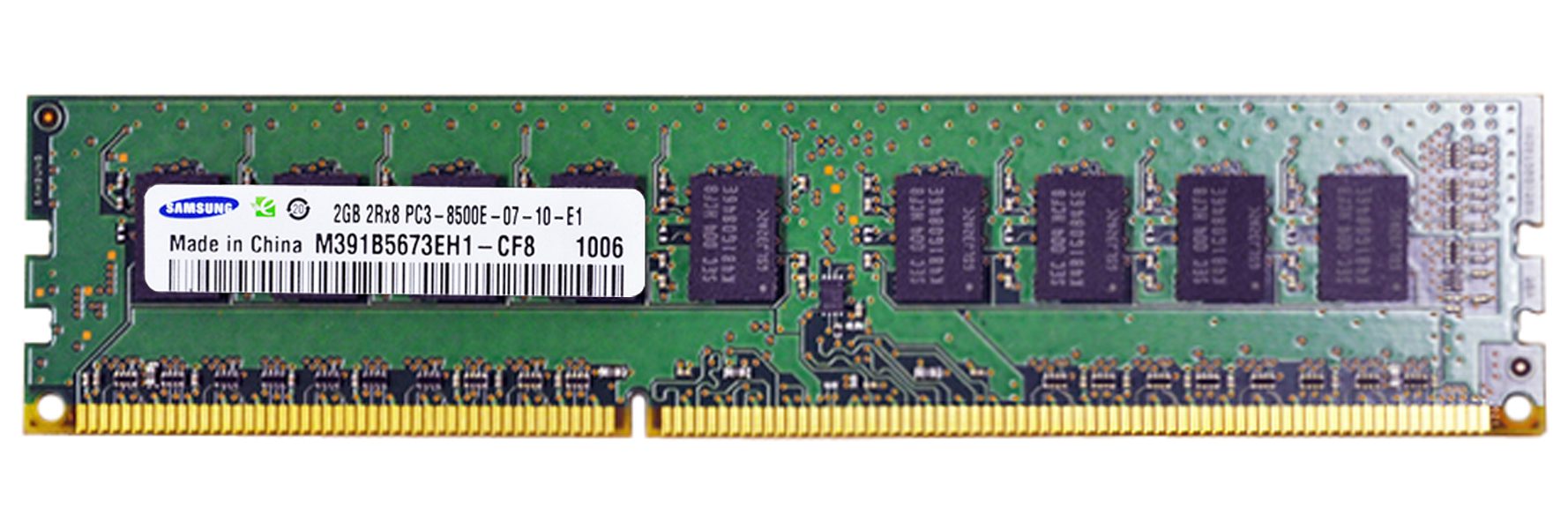 Samsung M391B5673EH1-CF8 PC3-8500E-07-10-E1 2GB Server Memory RAM Samsung M391B5673EH1-CF8 PC3-8500E-07-10-E1 2GB Server Memory RAM